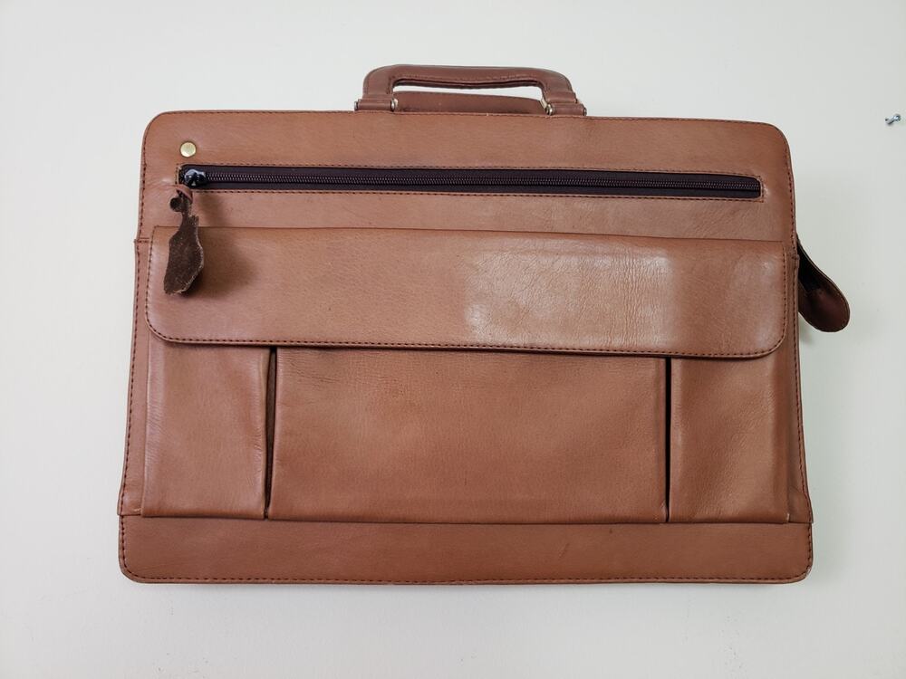Vintage Jugar Genuine Leather Messenger Shoulder Briefcase Laptop Travel